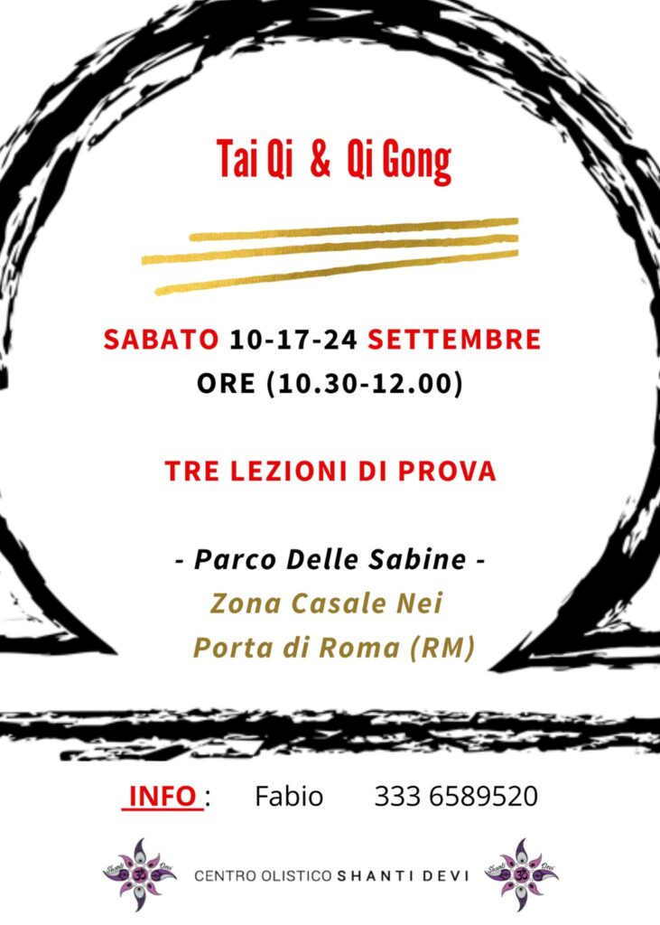 TAI CHI / QI GONG al Parco delle Sabine