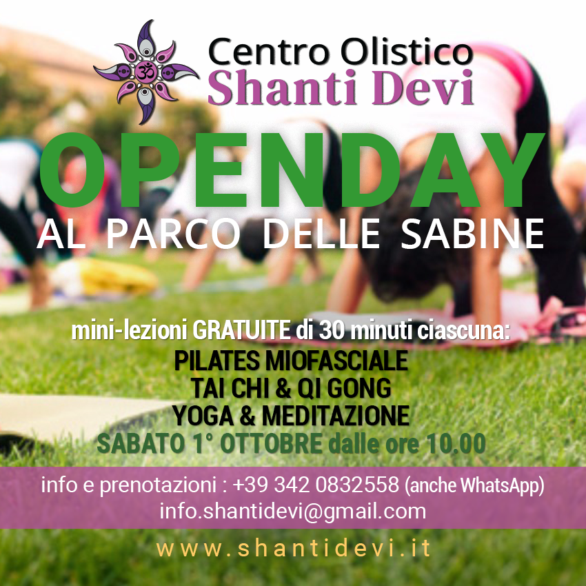 OPEN DAY ottobre 2022