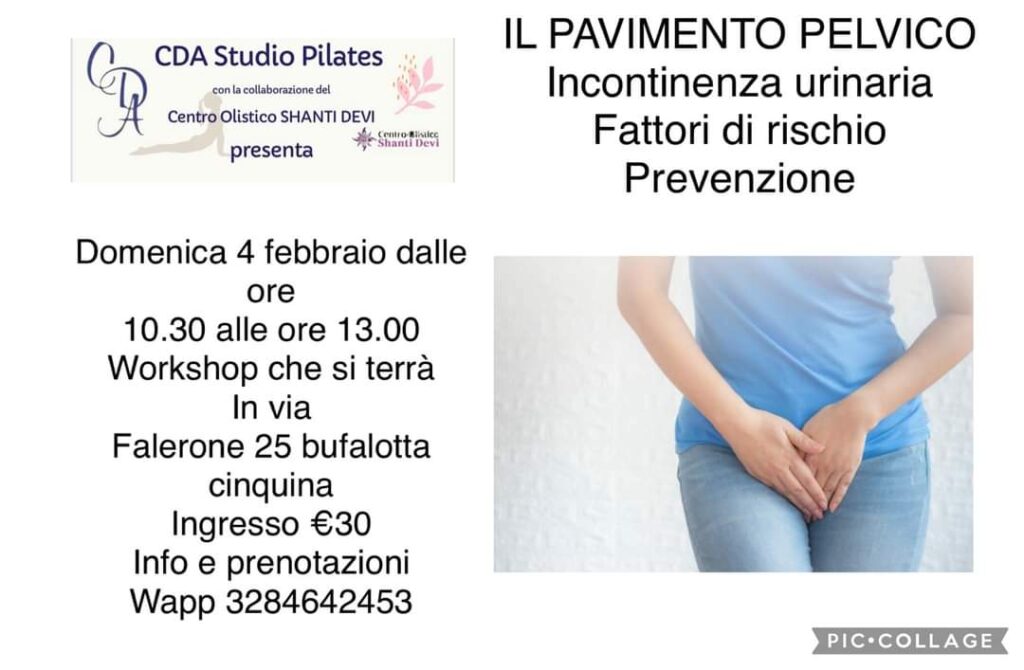 workshop pilates - il pavimento pelvico
